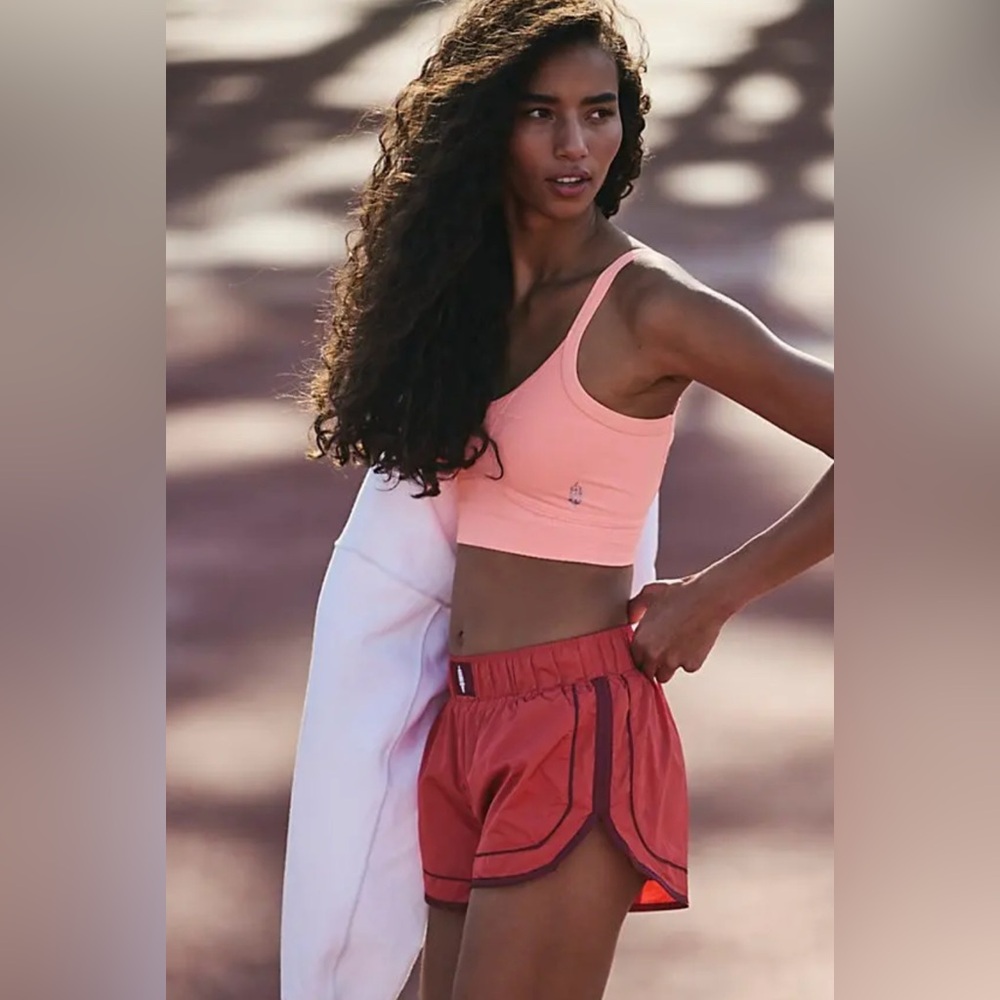 FP Movement Good Karma Scoop Neck Bra - Just Peachy